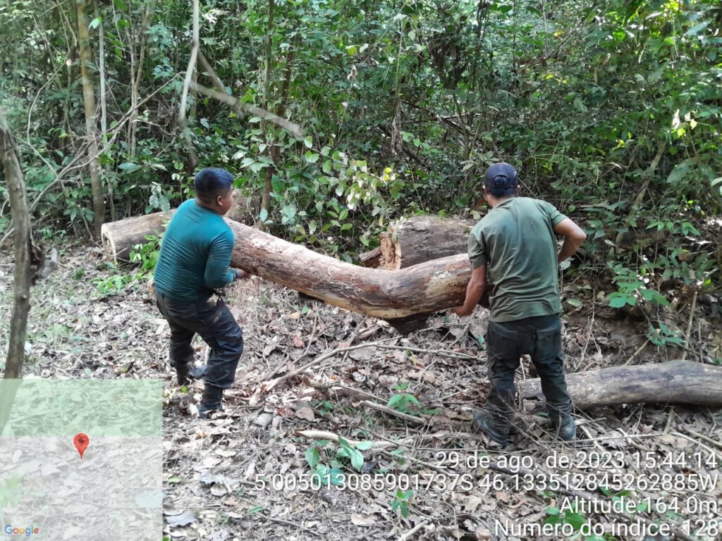 4. Agents clearing a road so that their vehicles can pass
