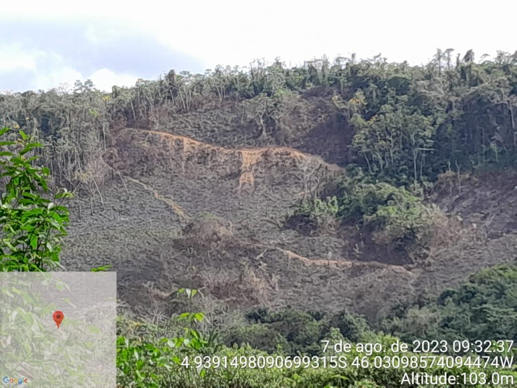 5. Illegal entry path of invaders of Araribóia.